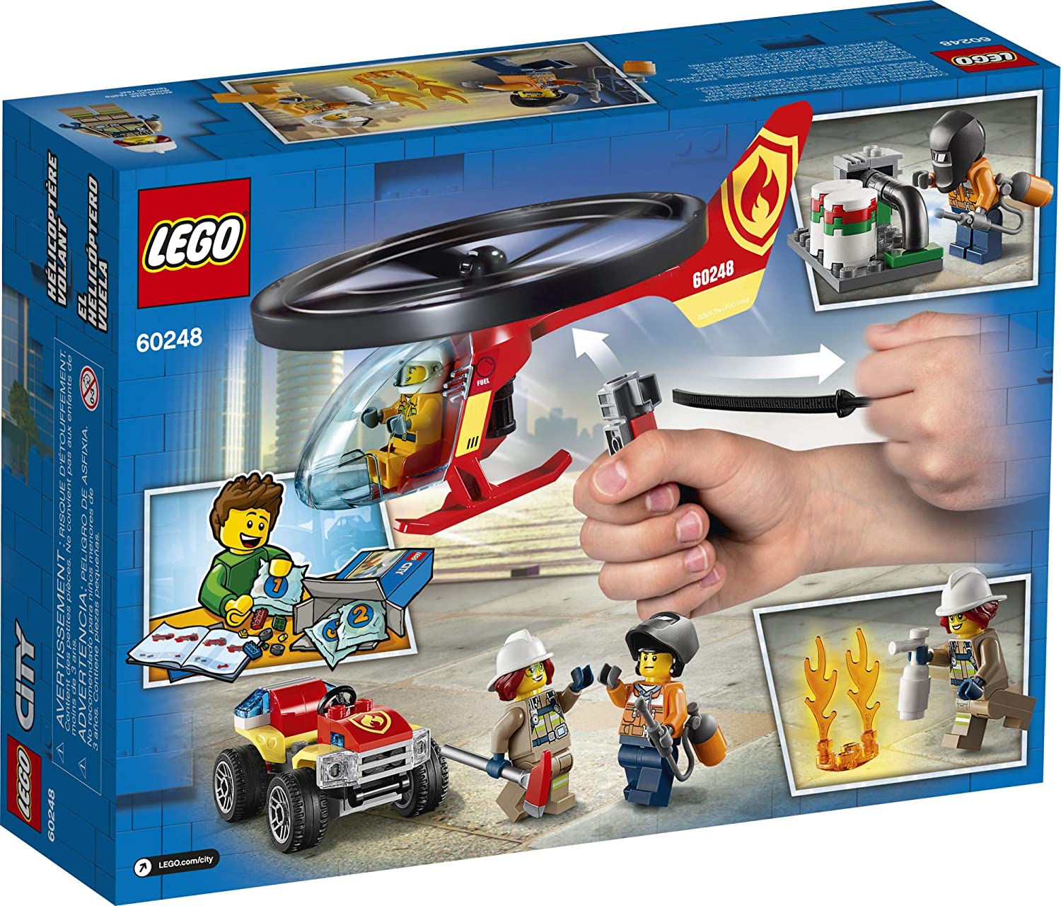 60248 Fire Helicopter Response Lego Set - Image 4
