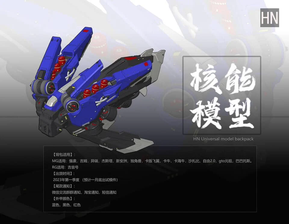 Nuclear Energy Universal Backpack Model Kit Accessory - Image 4